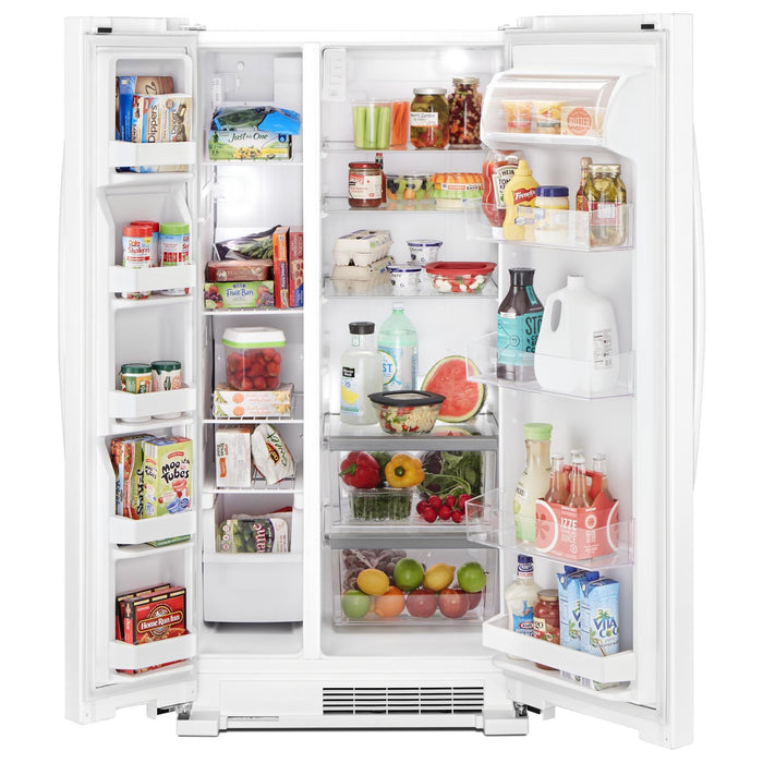 Whirlpool 33\" 22 Cu. Ft. Side-by-Side Refrigerator - White - WRS312SNHW