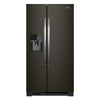 Whirlpool 33" 21 Cu. Ft. Side-by-Side Refrigerator - Black Stainless - WRS321SDHV | Réfrigérateur Whirlpool de 21 pi³ et de 33 po à compartiments juxtaposés - acier inoxydable noir - W…