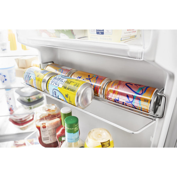 Whirlpool 33\" 21 Cu. Ft. Side-by-Side Refrigerator - Black Stainless - WRS321SDHV