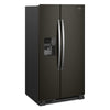 Whirlpool 36" 25 Cu. Ft. Side-by-Side Refrigerator - Black Stainless - WRS555SIHV | Réfrigérateur Whirlpool de 25 pi³ et de 36 po à compartiments juxtaposés - acier inoxydable noir - W…