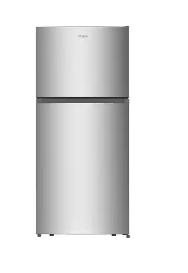 Whirlpool 18 Cu. Ft. Top Freezer Refrigerator - Stainless Steel - WRTX4418TZ | Réfrigérateur Whirlpool de 18 pi3 à congélateur supérieur - acier inoxydable - WRTX4418TZ