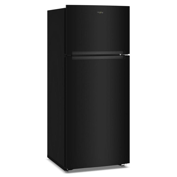 Whirlpool 28” 18.0 Cu. Ft. Top Freezer Refrigerator – Black - WRTX5118TB