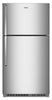 Whirlpool 32.8" 21 Cu. Ft. Top Freezer Refrigerator - Fingerprint Resistant Stainless - WRTX7421TZ | Réfrigérateur Whirlpool de 21 pi³ et de 32,8 po à congélateur supérieur - acier inoxydable résistant aux traces de doigts - WRTX7421TZ
