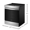 Whirlpool 30” Induction Slide in Range with True Convection Technology – Stainless Steel - WSIS5030TZ | Cuisinière à induction encastrée Whirlpool de 30 po avec technologie de convection véritable - acier inoxydable - WSIS5030TZ