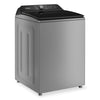 Whirlpool 6.1 Cu. Ft. Smart Top Load Washer and 7.5 Cu. Ft. Electric Dryer – Radiant Silver  | Laveuse intelligente à chargement par le haut de 6,1 pi³ et sécheuse électrique de 7,5 pi³ de Whirlpool - argenté radieux