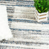 Darius Waves Cube Grey Area Rug - 6'7" x 9'6"|Carpette Darius grise à motif de vagues cubiques - 6 pi 7 po x 9 pi 6 po