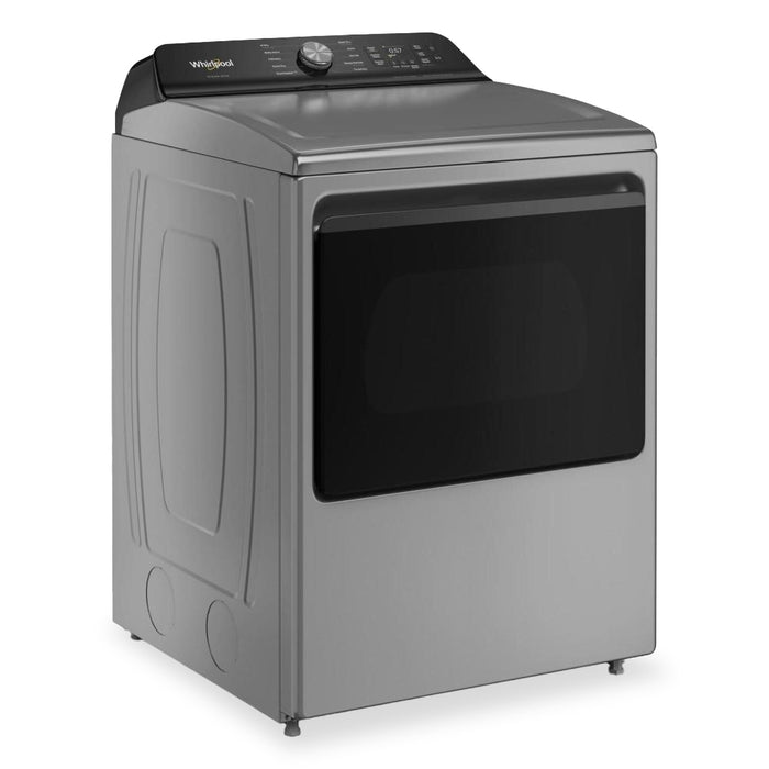 Whirlpool 7.5 Cu. Ft. Smart Electric Top Load Dryer with AI Dry – Radiant Silver - YWED8509TR