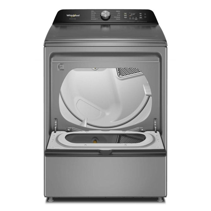 Whirlpool 7.5 Cu. Ft. Smart Electric Top Load Dryer with AI Dry – Radiant Silver - YWED8509TR