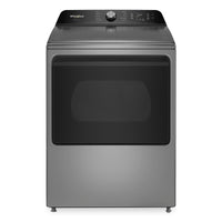 Whirlpool 7.5 Cu. Ft. Smart Electric Top Load Dryer with AI Dry – Radiant Silver - YWED8509TR