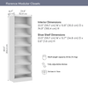 Bestar Florence 25" Modular Shoe Shelf Closet System - White|Système de garde-robe modulaire Florence de Bestar de 25 po avec tablette pour chaussures - blanc
