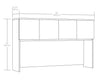 Affirm 59.06" Commercial Grade Office Hutch with 2 Cabinets - Classic Cherry|Crédence de bureau Affirm de 59,06 po de qualité commerciale avec 2 armoires - cerisier classique