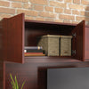 Affirm 59.06" Commercial Grade Office Hutch with 2 Cabinets - Classic Cherry|Crédence de bureau Affirm de 59,06 po de qualité commerciale avec 2 armoires - cerisier classique