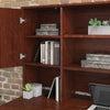 Affirm 71.10" Commercial Grade Storage Hutch with 2 Cabinets - Classic Cherry|Crédence de rangement Affirm de 71,10 po de qualité commerciale avec 2 armoires - cerisier classique