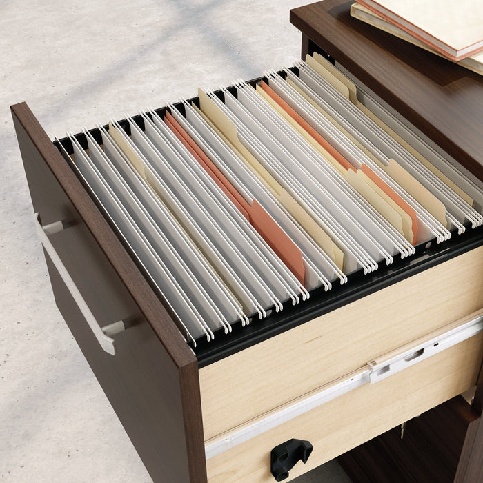 Affirm 15.55\" Commercial Grade 2-Drawer Filing Cabinet - Noble Elm