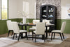 Alma Dining Table with Trestle Base, 86"W - Charcoal Black | Table de salle à manger Alma de 86 po (L) avec base à tréteaux - anthracite noir
