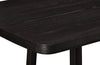 Alma Dining Table with Trestle Base, 86"W - Charcoal Black | Table de salle à manger Alma de 86 po (L) avec base à tréteaux - anthracite noir