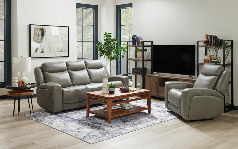 Alvin 117\" Modern 3-Piece Entertainment Centre with Storage and Cable Management for TVs up to 70\"- Hazelnut