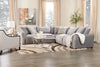 Amanda 31.5" Modern Square Coffee Table - White Marble Top with Chrome Metal Base|Table à café carrée moderne Amanda de 31,5 po - dessus en marbre blanc avec base en métal chromé