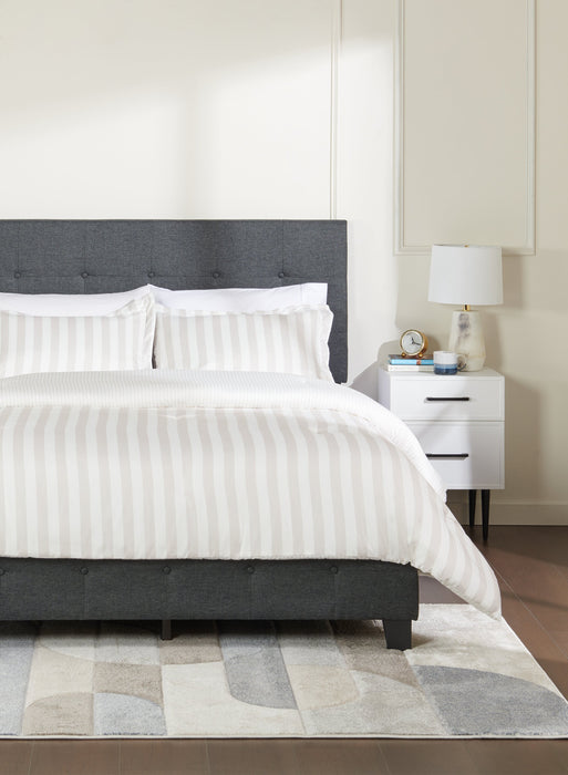 Ambrose 3-Piece King Comforter Set - Oatmeal