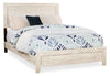 Arbor 6pc Bedroom Set with Panel Bed, Dresser, Mirror & Nightstand, Driftwood White  - Queen Size | Ensemble de chambre à coucher Arbor 6 pièces bois de grève blanc avec lit à panneaux, commode, miroir et table de nuit - format grand lit