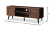 Archer 55" Modern TV Stand with Storage for TVs up to 58"- Dark Walnut | Meuble pour téléviseur moderne Archer de 55 po avec rangement pour téléviseurs de jusqu’à 58 po - noyer foncé