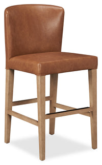 Arlo Counter-Height Stool with Vegan Leather Fabric, 26