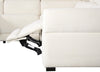 Cindy Crawford Home Aspen 3-Piece Power Reclining Sectional with Adjustable Headrests and USB Port - Alabaster | Sofa sectionnel à inclinaison électrique Aspen de Cindy Crawford Home 3 pièces avec appuie-têtes électriques et port USB - albâtre