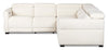 Cindy Crawford Home Aspen 3-Piece Power Reclining Sectional with Adjustable Headrests and USB Port - Alabaster | Sofa sectionnel à inclinaison électrique Aspen de Cindy Crawford Home 3 pièces avec appuie-têtes électriques et port USB - albâtre