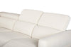 Cindy Crawford Home Aspen 4-Piece Power Reclining Sectional with Armless Chair - Alabaster | Sofa sectionnel à inclinaison électrique Aspen de Cindy Crawford Home 4 pièces avec fauteuil sans inclinable - albâtre