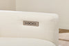 Cindy Crawford Home Aspen 4-Piece Power Reclining Sectional with Armless Chair - Alabaster | Sofa sectionnel à inclinaison électrique Aspen de Cindy Crawford Home 4 pièces avec fauteuil sans inclinable - albâtre