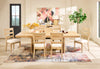 Aspen Dining Chair with Fabric Seat, Slat-Back - Natural | Chaise de salle à manger Aspen avec siège en tissu, dossier à lattes - naturelle