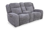 Atlantis 79" Fabric Zero Gravity Power Reclining Loveseat with Storage Console and USB Ports - Dove Grey | Causeuse à inclinaison électrique Atlantis de 72 po en tissu avec console de rangement, ports USB et position zéro gravité - gris tourterelle