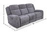 Atlantis 90" Zero Gravity Fabric Power Reclining Sofa with USB Ports - Dove Grey | Sofa à inclinaison électrique Atlantis de 90 po en tissu avec ports USB et position zéro gravité - gris tourterelle