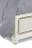 Ava Panel Bed with Headboard & Frame, LED, Glam, White - Queen Size | Lit à panneau Ava somptueux avec tête de lit, cadre de lit et éclairage à DEL, blanc - format grand …