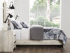 Axel 3-Piece Twin Comforter Set - Grey | Ensemble d'édredon Axel 3 pièces pour lit simple - gris