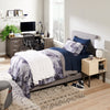 Axel 3-Piece Twin Comforter Set - Grey | Ensemble d'édredon Axel 3 pièces pour lit simple - gris