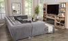 Axel 74" 3-Piece Entertainment Centre with Electric Fireplace and Storage for TVs up to 85"- Taupe|Meuble audio-vidéo Axel 3 pièces de 74" avec foyer électrique et rangement pour téléviseurs jusqu’à 85 po - taupe