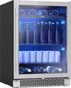 Brisas by Zephyr 24"  Beverage Cooler with 8-Bottle Single Zone - Stainless Steel - BBV24C01AG | Refroidisseur à boissons Brisas par Zephyr de 24 po avec 1 zone pour 8 bouteilles - acier inoxydable - BBV24C01AG | BBV24C0S