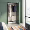 Bestar Florence 35" Modular Double Hanging Closet System - White|Système de garde-robe modulaire à 2 espaces pour suspendre Florence de Bestar de 35 po - blanc