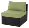 Barbados 6-Piece Patio Set with Ottoman – Green  | Ensemble Barbados 6 pièces pour la terrasse avec pouf - vert