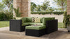 Barbados 6-Piece Patio Set with Ottoman – Green  | Ensemble Barbados 6 pièces pour la terrasse avec pouf - vert