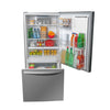 Danby Designer 29.5" 18.7 Cu. Ft. Bottom Mount Apartment Fridge - Stainless Steel - DBM187E1SSDB | Réfrigérateur d’appartement Danby Designer de 18,7 pi³ et de 29,5 po à congélateur inférieur - acier inoxydable - DBM187E1SSDB | DBM187ES