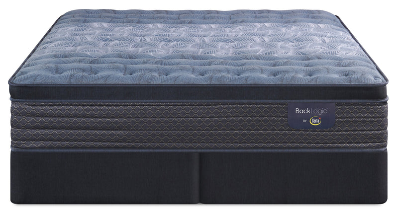 Serta Back Logic 2.0 Eurotop Firm King Mattress Set