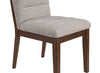 Boden Dining Chair with Polyester Fabric  - Beige & Brown | Chaise de salle à manger Boden en tissu de polyester - beige et brune