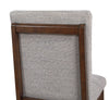 Boden Dining Chair with Polyester Fabric  - Beige & Brown | Chaise de salle à manger Boden en tissu de polyester - beige et brune