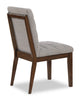 Boden Dining Chair with Polyester Fabric  - Beige & Brown | Chaise de salle à manger Boden en tissu de polyester - beige et brune