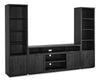 Brenner 104" 3 Piece Entertainment Center with Storage for TVs Up To 60" – Charcoal  | Meuble audio-vidéo Brenner de 104 po 3 pièces avec rangement pour téléviseurs jusqu’à 60 po - anthracite
