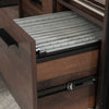Briarbrook 65.98" Commercial Grade L-Shaped Computer Office Desk with 3-Drawers - Brown|Bureau d’ordinateur en forme de L Briarbrook de 65,98 po de qualité commerciale à 3 tiroirs - brun