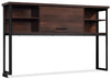 Briarbrook 60" Commercial Grade Computer Desk Hutch with Cubbyholes - Brown|Crédence de bureau d’ordinateur Briarbrook de 60 po de qualité commerciale avec compartiments ouverts - brune
