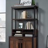 Briarbrook 32.28" Commercial Grade Utility Hutch - Brown|Crédence tout usage Briarbrook de 32,28 po de qualité commerciale - brune